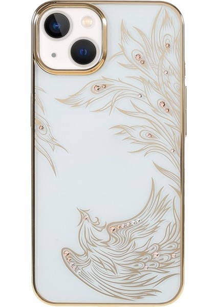 Apple iPhone 13 Için Phoenix Nirvana Serisi Işıltılı Galvanik Pc Koruyucu Kılıf - Altın (Yurt Dışından) fiyatları