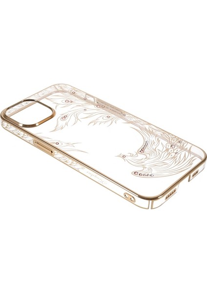 Apple iPhone 13 Için Phoenix Nirvana Serisi Işıltılı Galvanik Pc Koruyucu Kılıf - Altın (Yurt Dışından) modelleri