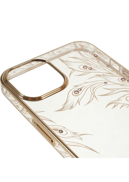 Apple iPhone 13 Için Phoenix Nirvana Serisi Işıltılı Galvanik Pc Koruyucu Kılıf - Altın (Yurt Dışından) indirimleri