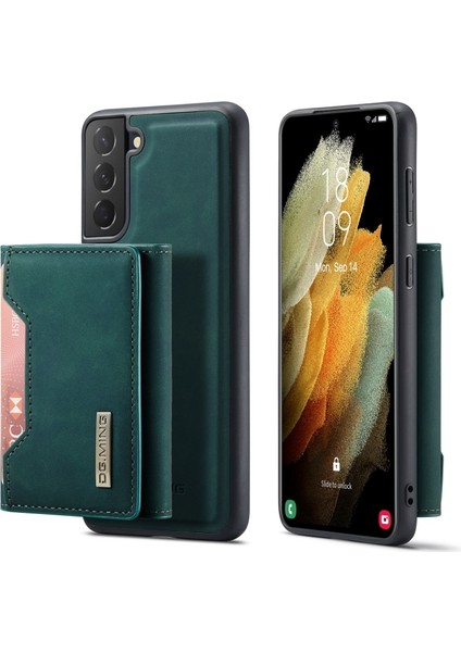 M2 Serisi Hibrit Samsung Galaxy S21 5g Için Telefon Kılıfı - Yeşil (Yurt Dışından)