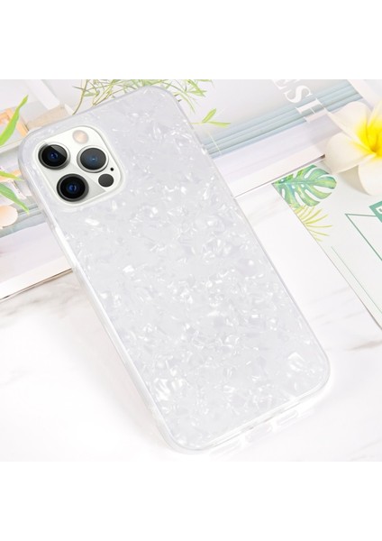 Apple iPhone 12 Için Yumuşak Tpu + Akrilik Imd Çizilmez Telefon Kılıfı - Beyaz (Yurt Dışından) modelleri