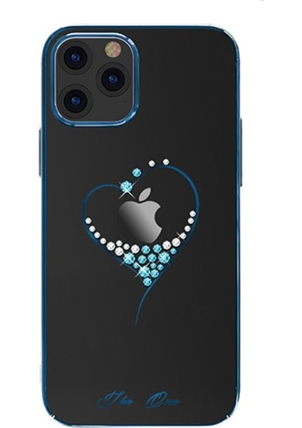 Apple iPhone 12 Pro Için Wish Serisi Swarovski Sert Pc Telefon Kılıfı - Mavi (Yurt Dışından) fiyatları