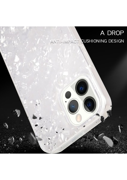 Apple iPhone 12 Pro Max Için Imd Sert Akrilik + Tpu Koruyucu Telefon Kılıfı - Beyaz (Yurt Dışından) fiyatları