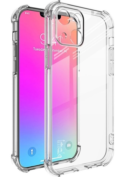 Apple iPhone 13 Mini 5.4 Inç Uyumlu Darbeye Dayanıklı Tpu Telefon Kılıfı - Şeffaf (Yurt Dışından)