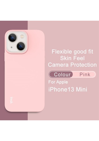 Uc-2 Apple iPhone 13 Mini 5.4 Inç Uyumlu Yumuşak Tpu Telefon Kılıfı - Pembe (Yurt Dışından)