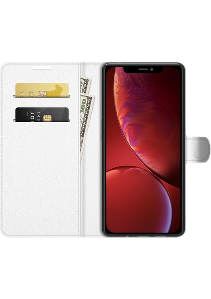 Apple iPhone 13 Mini 5.4 Inç Uyumlu Pu Deri Telefon Kılıfı - Beyaz (Yurt Dışından) fırsatları