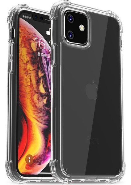 Apple iPhone 11 Için Düşmeye Dayanıklı Pc + Tpu Koruyucu Kılıf - Şeffaf (Yurt Dışından)