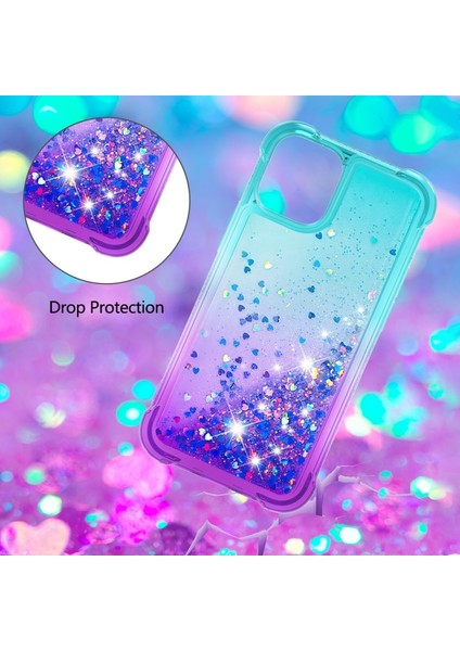 Apple iPhone 13 Mini 5.4 Inç Uyumlu Degrade Tpu Darbeye Dayanıklı Telefon Kılıfı - Mavi / Mor (Yurt Dışından) indirimleri