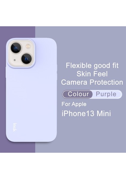 Uc-2 Apple iPhone 13 Mini 5.4 Inç Uyumlu Yumuşak Tpu Telefon Kılıfı - Mor (Yurt Dışından)