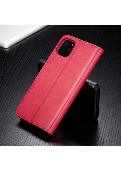 Apple iPhone 11 Pro Max Için Pu Deri Cüzdan Tasarımlı Kılıf - Pembe (Yurt Dışından) indirimleri