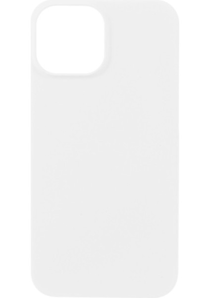 Apple iPhone 13 Mini 5.4 Inç Uyumlu Pc Lastiktelefon Kılıfı - Beyaz (Yurt Dışından)