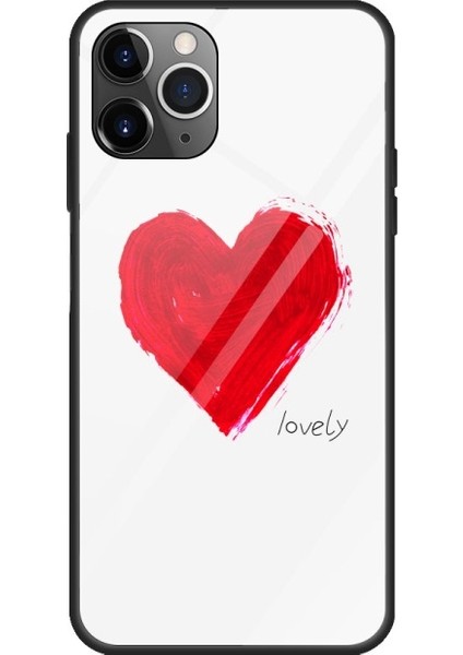 Apple iPhone 12/12 Pro Uyumlu Desen Baskılı Temperli Cam + Tpu Hibrit Kılıfı - Çok Renkli (Yurt Dışından)