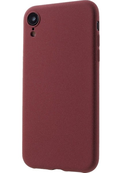 Apple iPhone Xr Için Mat Tpu Koruyucu Telefon Kılıfı - Koyu Kırmızı (Yurt Dışından) modelleri