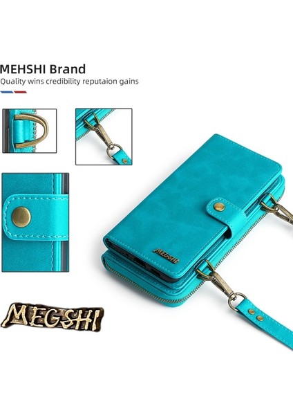 Apple iPhone 11 Için 020 Serisi Manyetik Ayrılabilir Tasarımlı Darbeye Dayanıklı Pu Deri Tpu Cüzdan Kılıf - Mavi (Yurt Dışından) fırsatları