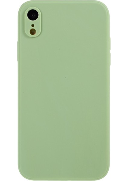 Apple iPhone Xr Için Mat Yumuşak Silikon Telefon Kılıfı - Açık Yeşil (Yurt Dışından)