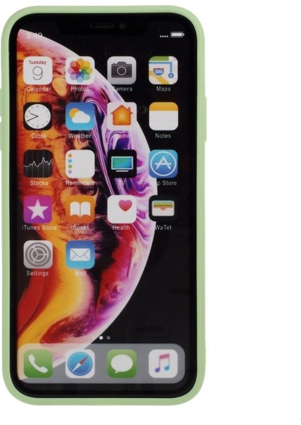 Apple iPhone Xr Için Mat Yumuşak Silikon Telefon Kılıfı - Açık Yeşil (Yurt Dışından) modelleri
