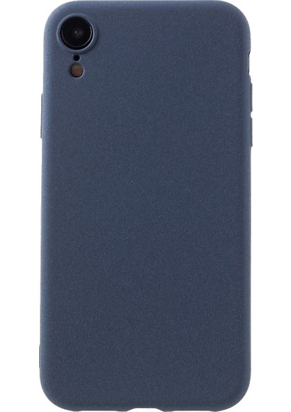 Apple iPhone Xr Için Mat Tpu Telefon Kılıfı - Koyu Mavi (Yurt Dışından)
