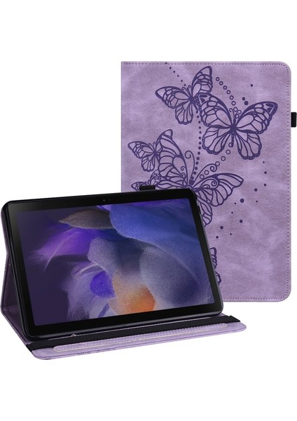 Samsung Galaxy Tab A8 Için Pu Deri Tablet Kılıfı (Yurt Dışından)