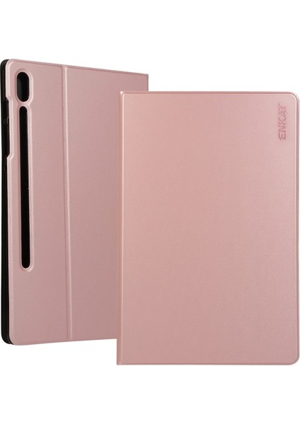 Samsung Galaxy Tabs6 Ile Uyumlu Tablet Kılıfı - Pembe (Yurt Dışından)