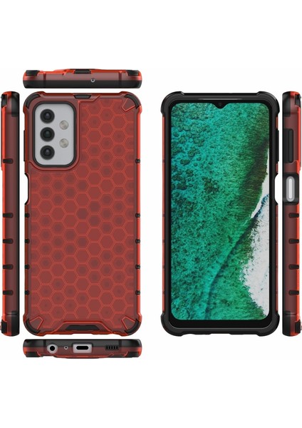 Samsung Galaxy A32 5g Için Petek Desenli Darbeye Dayanıklı Tpu + Pc Telefon Kılıfı (Yurt Dışından) fiyatları