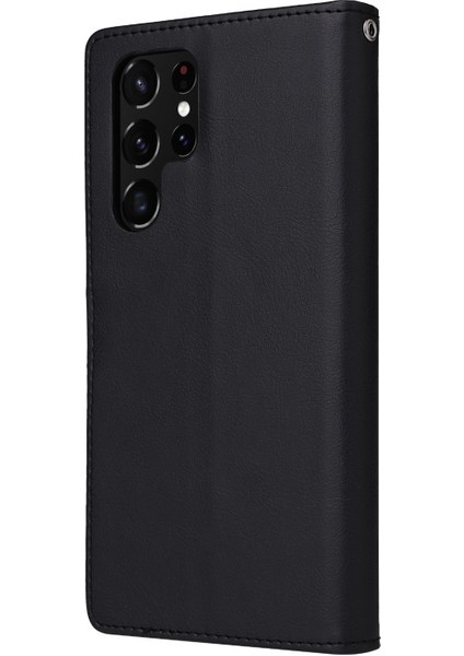 Ayrılabilir Galaxy S22 Ultra 5g Için Telefon Kılıfı - Siyah (Yurt Dışından) modelleri