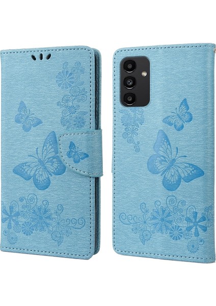 Samsung Galaxy A13 4g Için Çizilmeye Dayanıklı Baskılı Cüzdan Işlevli Stand Kapaklı Deri Telefon Kılıfı (Yurt Dışından)