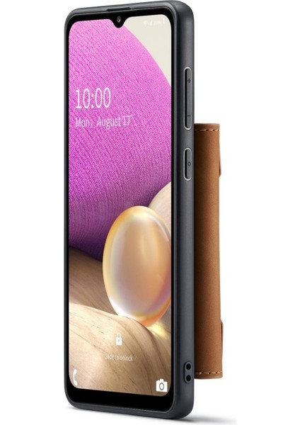 M2 Serisi Samsung Galaxy A33 5g Için Telefon Kılıfı - Kahverengi (Yurt Dışından)