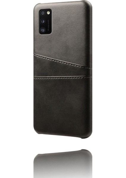 Pu Deri Kaplamalı Samsung Galaxy A41 Için Telefon Kılıfı - Siyah (Yurt Dışından) indirimleri