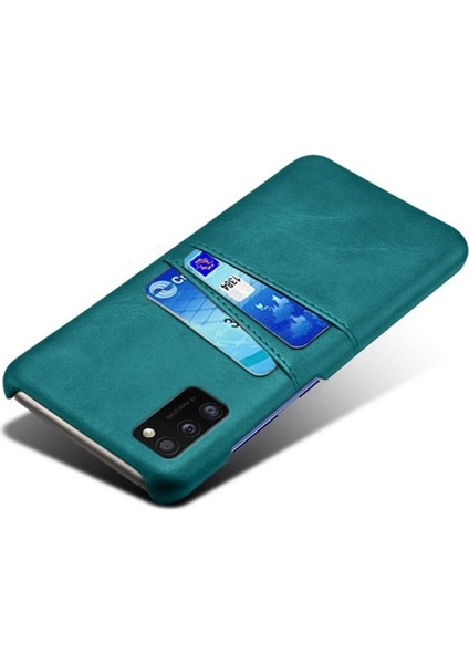 Pu Deri Kaplamalı Samsung Galaxy A41 Için Telefon Kılıfı - Yeşil (Yurt Dışından) fırsatları