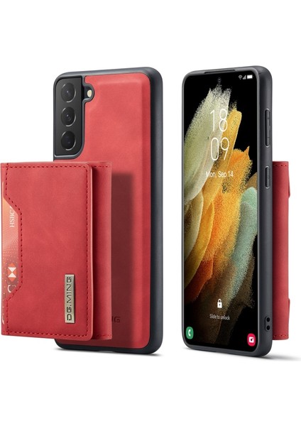 M2 Serisi Hibrit Samsung Galaxy S21 Fe Için Telefon Kılıfı - Kırmızı (Yurt Dışından)