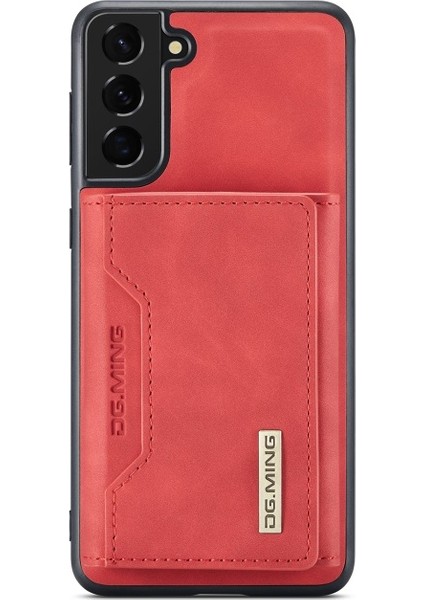 M2 Serisi Hibrit Samsung Galaxy S21 Fe Için Telefon Kılıfı - Kırmızı (Yurt Dışından)