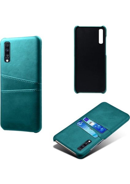 Pu Deri Kaplamalı Samsung Galaxy A70 Için Telefon Kılıfı - Yeşil (Yurt Dışından) fırsatları