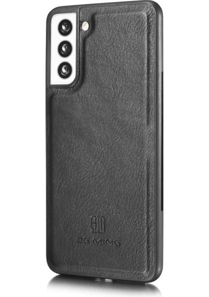 Deri Samsung Galaxy S21 + 5g Için Telefon Kılıfı - Siyah (Yurt Dışından)
