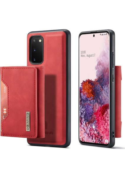 M2 Serisi Hibrit Samsung Galaxy S20 Için Telefon Kılıfı - Kırmızı (Yurt Dışından)