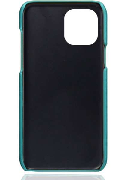 Apple iPhone 13 Mini Için Pu Deri + Pc Çift Kart Yuvalı Telefon Kılıfı - Yeşil (Yurt Dışından) indirimleri