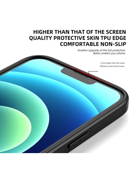 Apple iPhone 13 Pro Max Için Şeffaf Pc + Tpu Çizilmeye Dayanıklı Hibrit Kılıf - Açık Yeşil (Yurt Dışından)