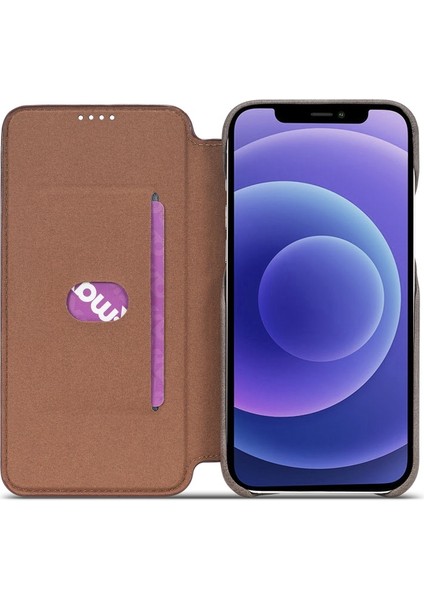 Apple iPhone 13 Pro Için Standlı Kart Yuvalı Vintage Pu Deri Kılıf - Koyu Kahverengi (Yurt Dışından) indirimleri