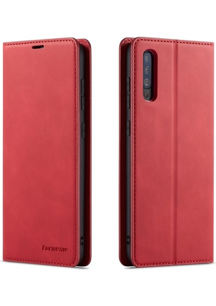 Samsung Galaxy A50 Için Deri Telefon Kılıfı (Yurt Dışından)
