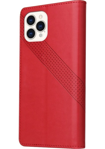 009 Apple iPhone 13 Pro Max 6.7 Inç Uyumlı Çizilmeye Dayanıklı Tpu Deri Telefon Kılıfı - Kırmızı (Yurt Dışından) fırsatları