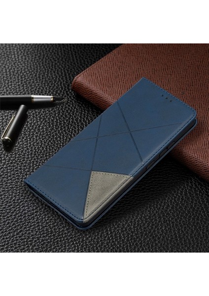Samsung Galaxy A42 5g Için Geometrik Desen Deri Telefon Kılıfı (Yurt Dışından) indirimleri