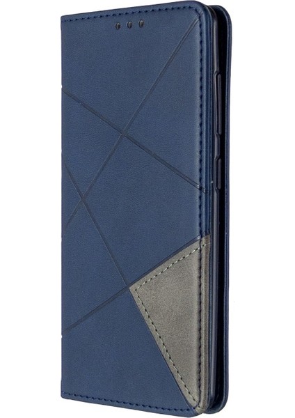 Samsung Galaxy A41 Için Geometrik Desen Deri Telefon Kılıfı (Yurt Dışından) fiyatları