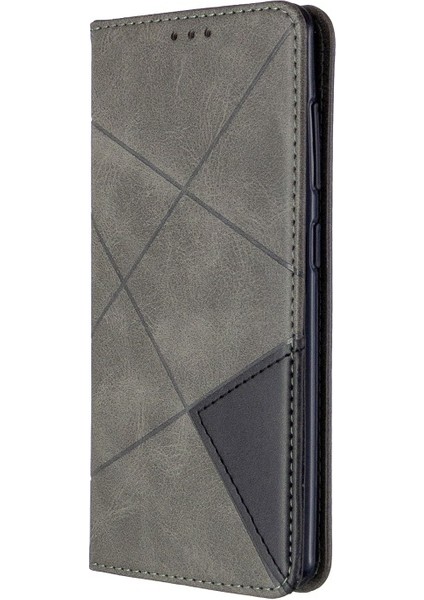Samsung Galaxy A41 Için Geometrik Desen Deri Telefon Kılıfı (Yurt Dışından) fiyatları