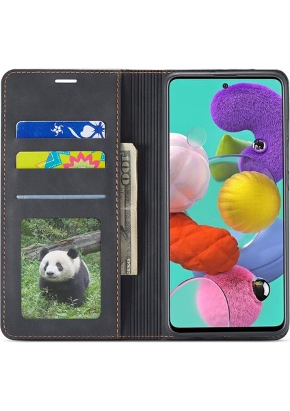 Samsung Galaxy A51 Için Deri Telefon Kılıfı (Yurt Dışından)