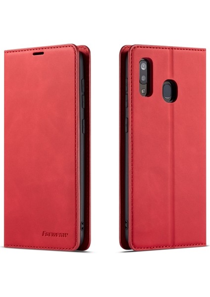 Fantasy Serisi Samsung Galaxy A20E Için Deri Telefon Kılıfı (Yurt Dışından)