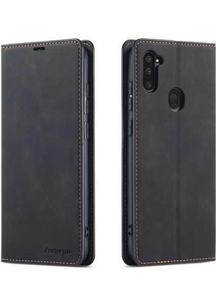 Fantasy Serisi Samsung Galaxy A11 Için Deri Telefon Kılıfı (Yurt Dışından)
