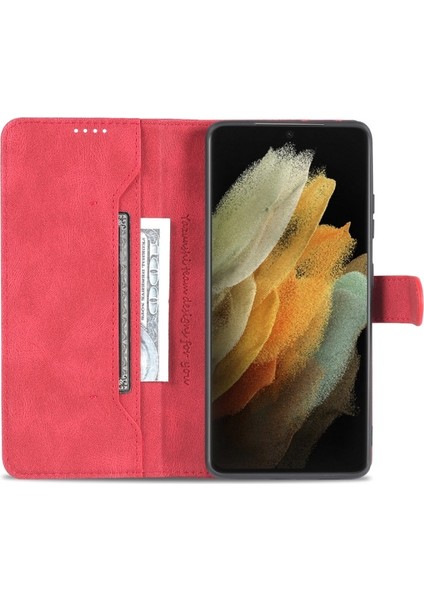 Samsung Galaxy S21 Ultra Için Manyetik Pu Deri Telefon Kılıfı (Yurt Dışından) fırsatları