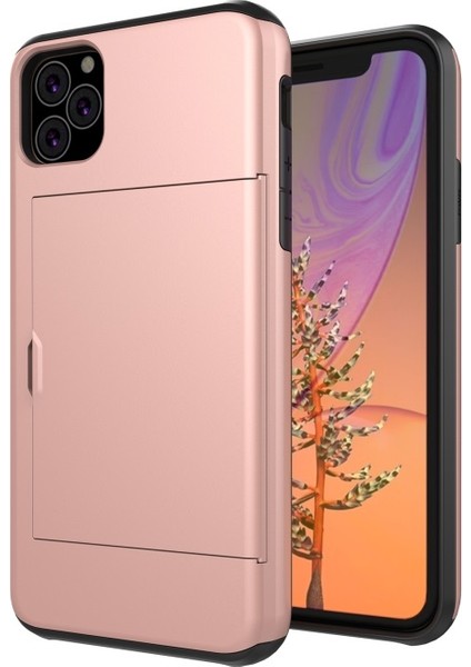 Apple iPhone 11 Pro Max 6.5 Inç Uyumlu Plastik Tpu Telefon Kılıfı - Pembe Altın (Yurt Dışından) modelleri