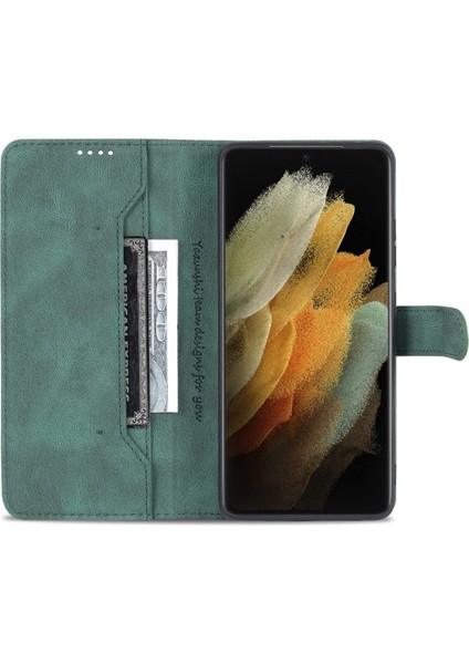 Samsung Galaxy S21 Ultra Için Manyetik Pu Deri Telefon Kılıfı (Yurt Dışından) fırsatları