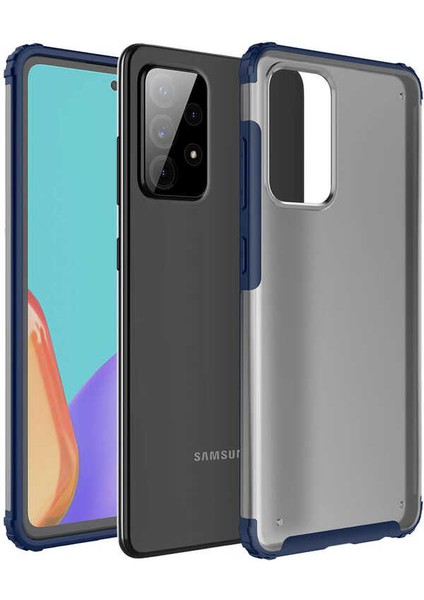 Samsung Galaxy A52S Uyumlu Kılıf Lüx Darbe Emici Mat Sırt Köşe Korumalı Sert Silikon Silikon