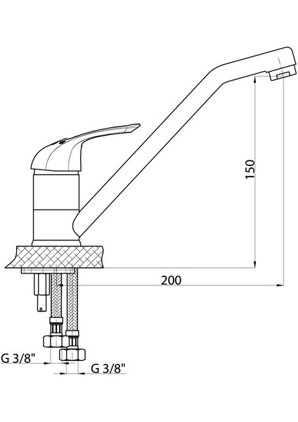 Döner Eviye Bataryası Adrio MEB120 fiyatları